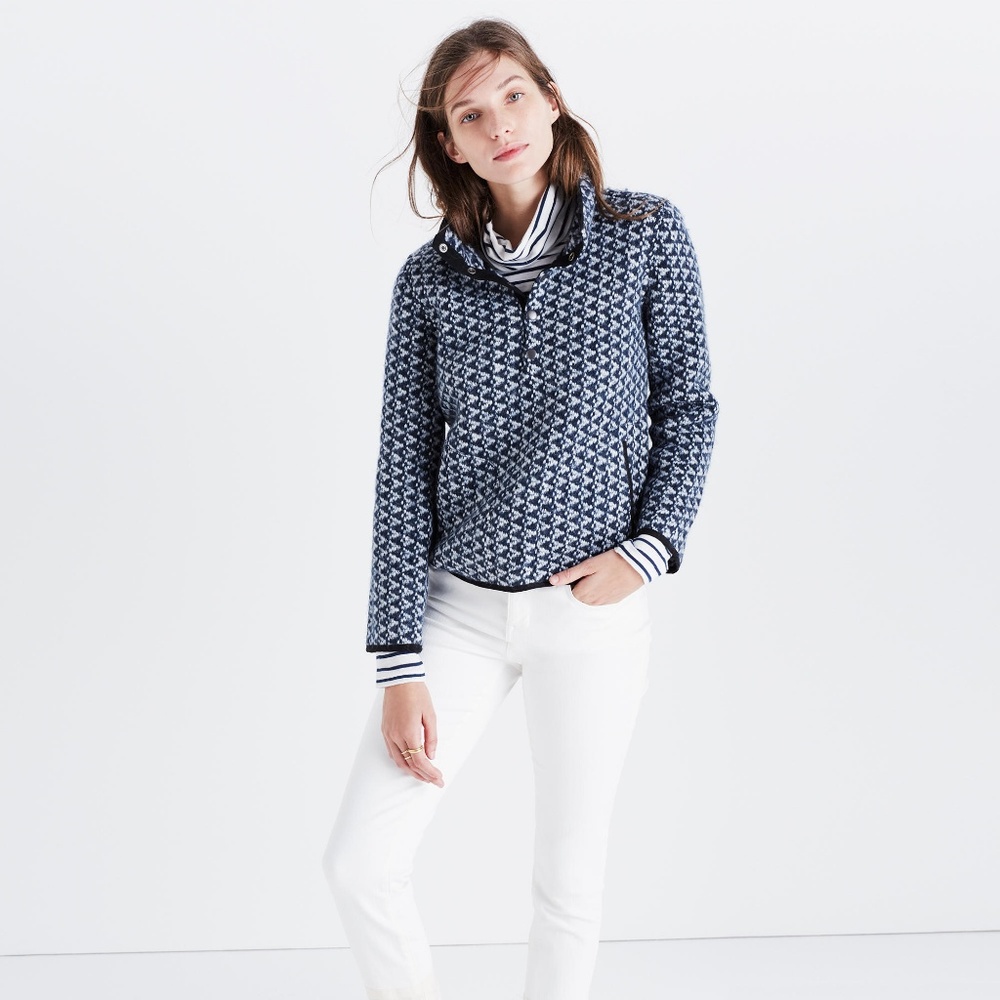 Madewell Harmonica Pullover Sweater Small